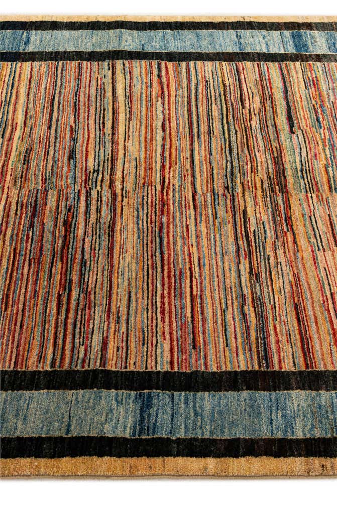 4' 11 x 6' 6 Hand Knotted Ziegler Wool Rug