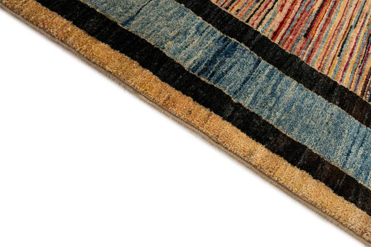 Detail image of 4' 11 x 6' 6 Hand Knotted Ziegler Wool Rug