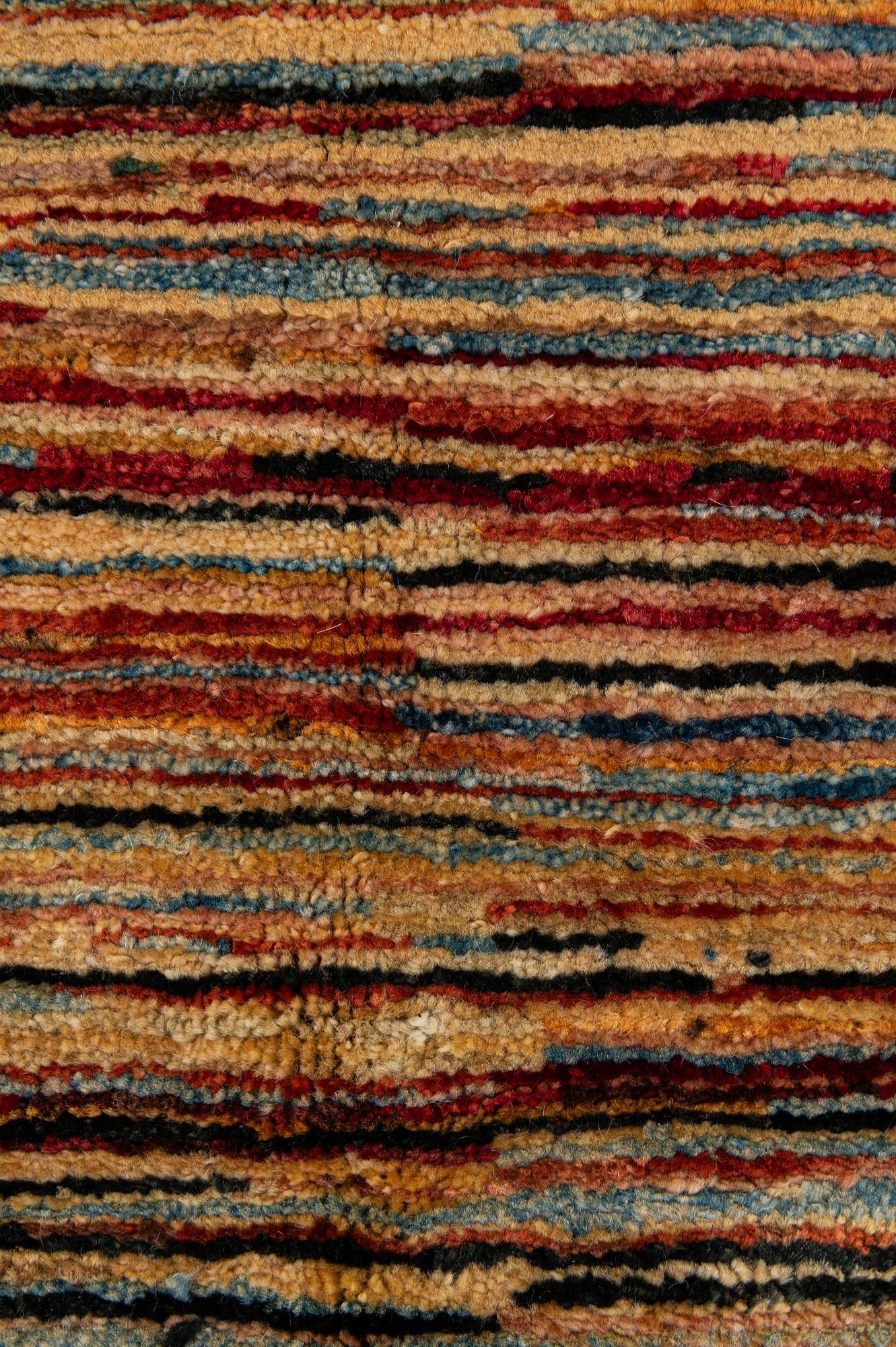4' 11 x 6' 6 Hand Knotted Ziegler Wool Rug