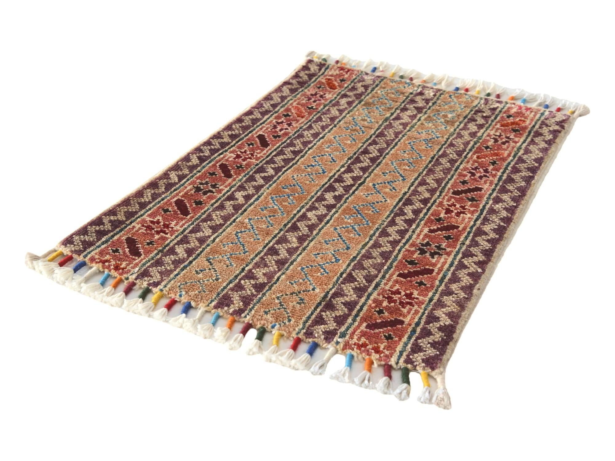 1' 5 x 2' 1 Hand Knotted Ziegler Rug