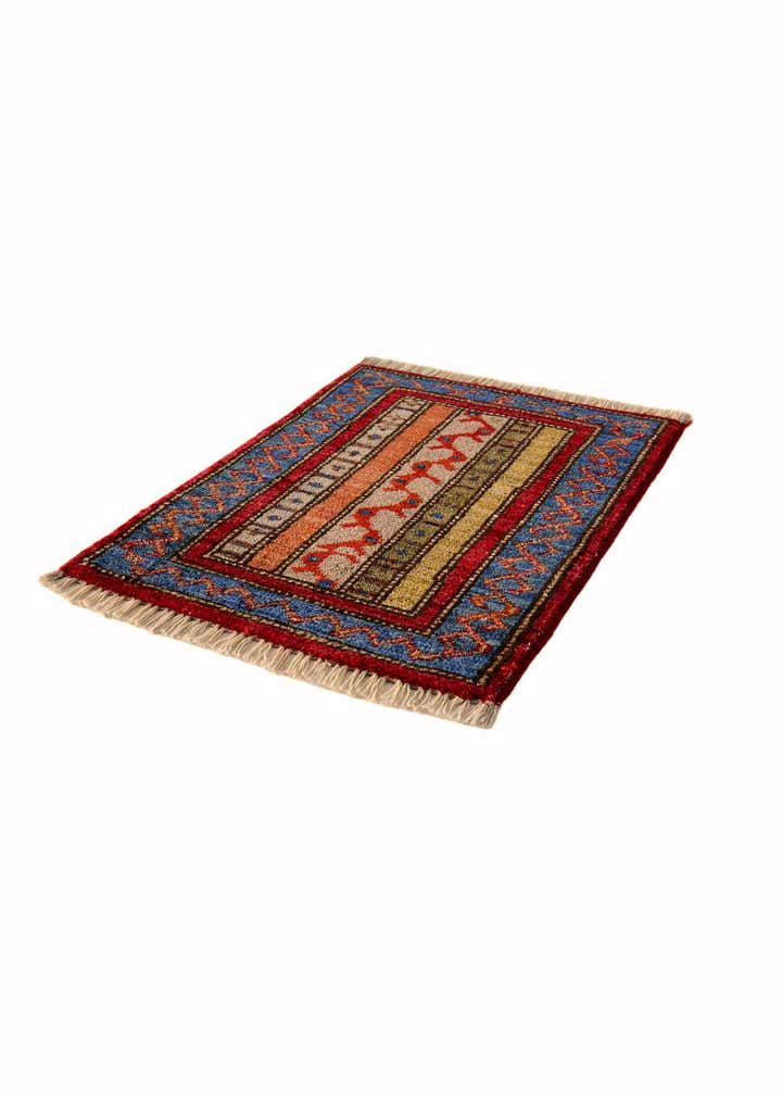 1' 6 x 1' 11 Hand Knotted Ziegler Rug