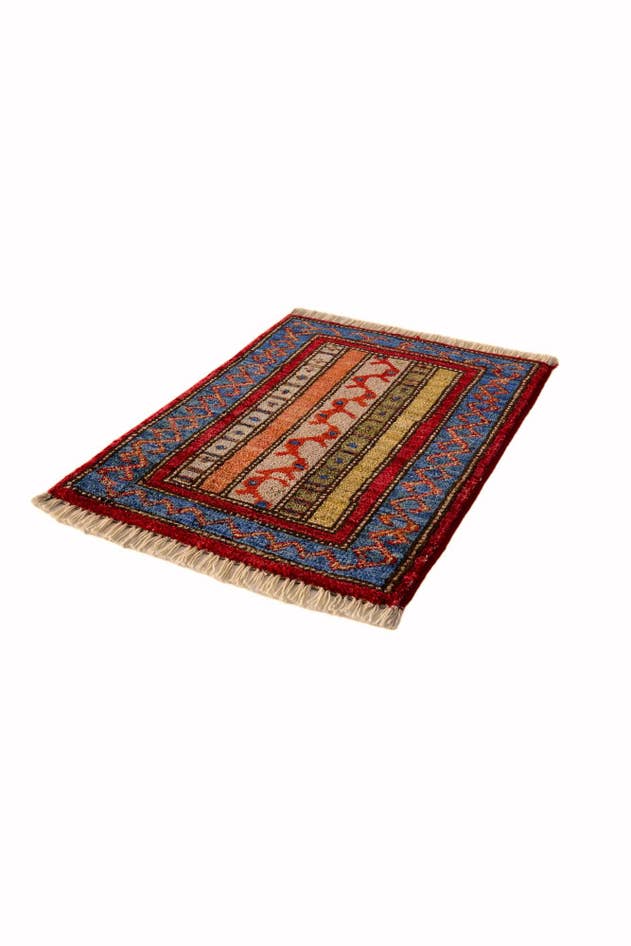 Detail image of 1' 6 x 1' 11 Hand Knotted Ziegler Rug