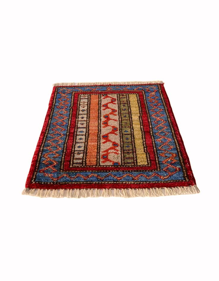 Detail image of 1' 6 x 1' 11 Hand Knotted Ziegler Rug