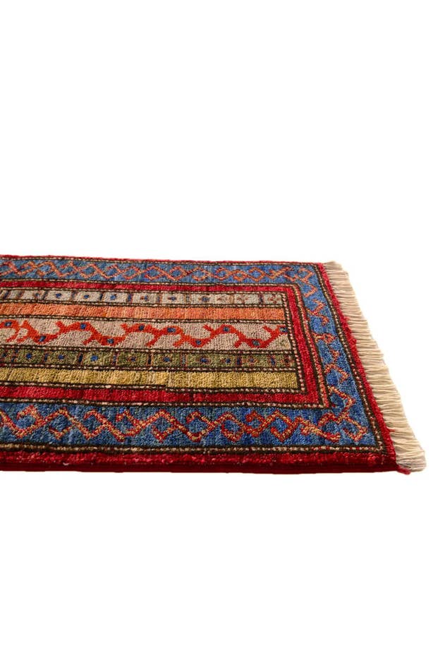 Detail image of 1' 6 x 1' 11 Hand Knotted Ziegler Rug