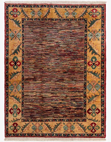 5' 10 x 7' 8 Hand Knotted Ziegler Wool Rug