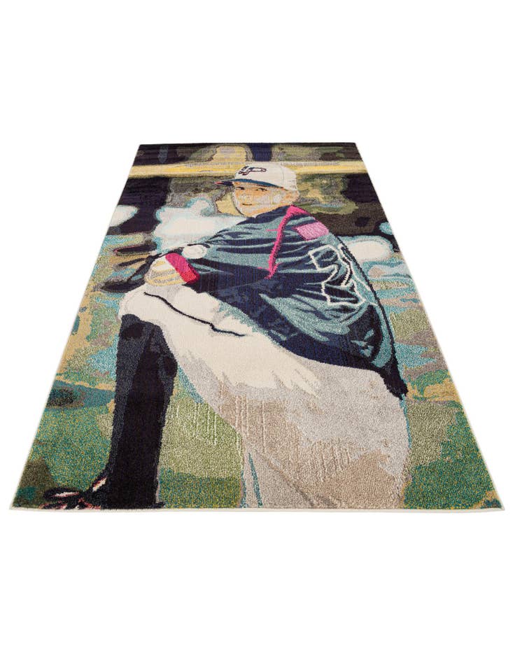 Detail image of 4' 10 x 8' Zoey Rug