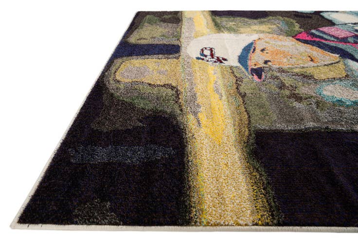Detail image of 4' 10 x 8' Zoey Rug