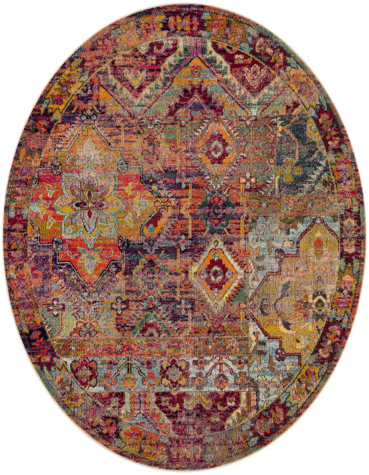 Detail image of 8' x 8' Washable Alta Round Rug