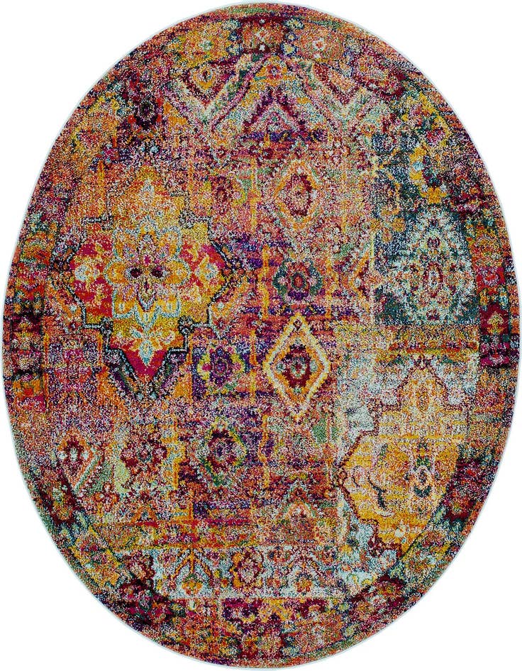 Detail image of 6' x 6' Washable Alta Round Rug