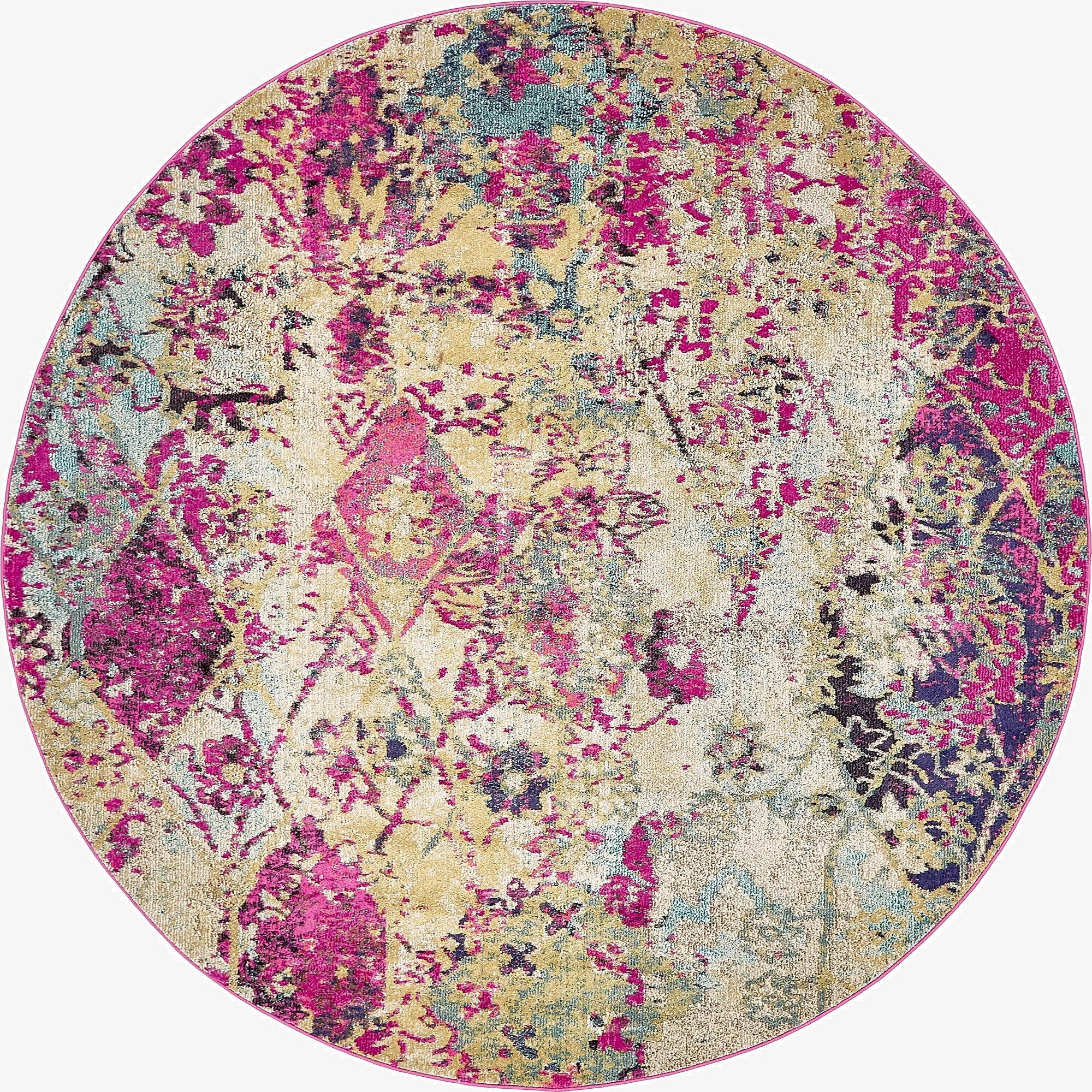 8' x 8'  Washable Alta Round Rug