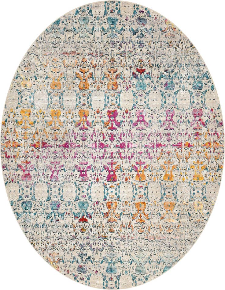 Detail image of 7' x 7' Amulet Round Rug