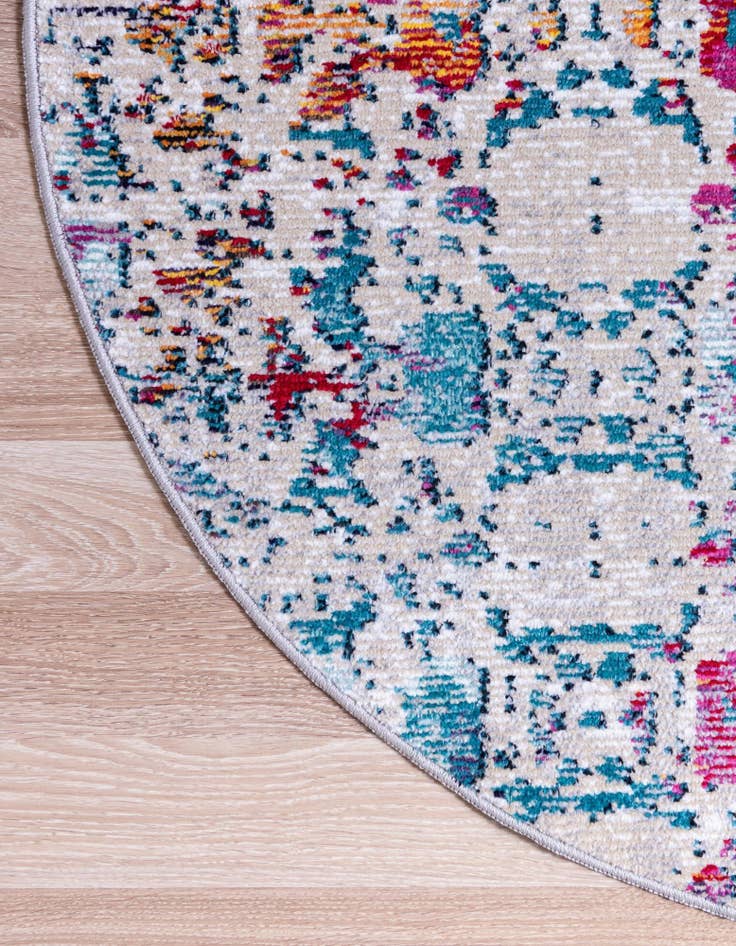Detail image of 4' x 4' Amulet Round Rug
