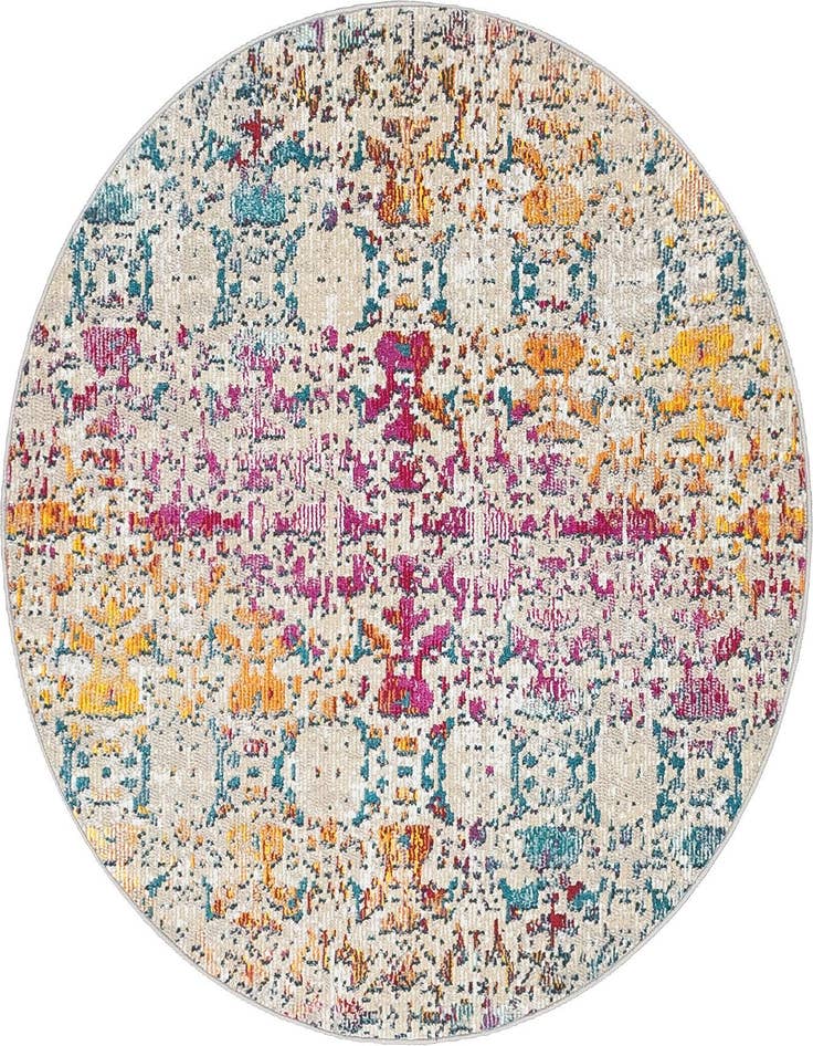 Detail image of 4' x 4' Amulet Round Rug