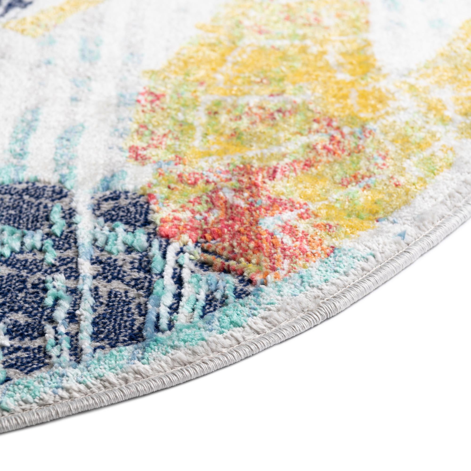 4' x 4' Ariel Round Rug