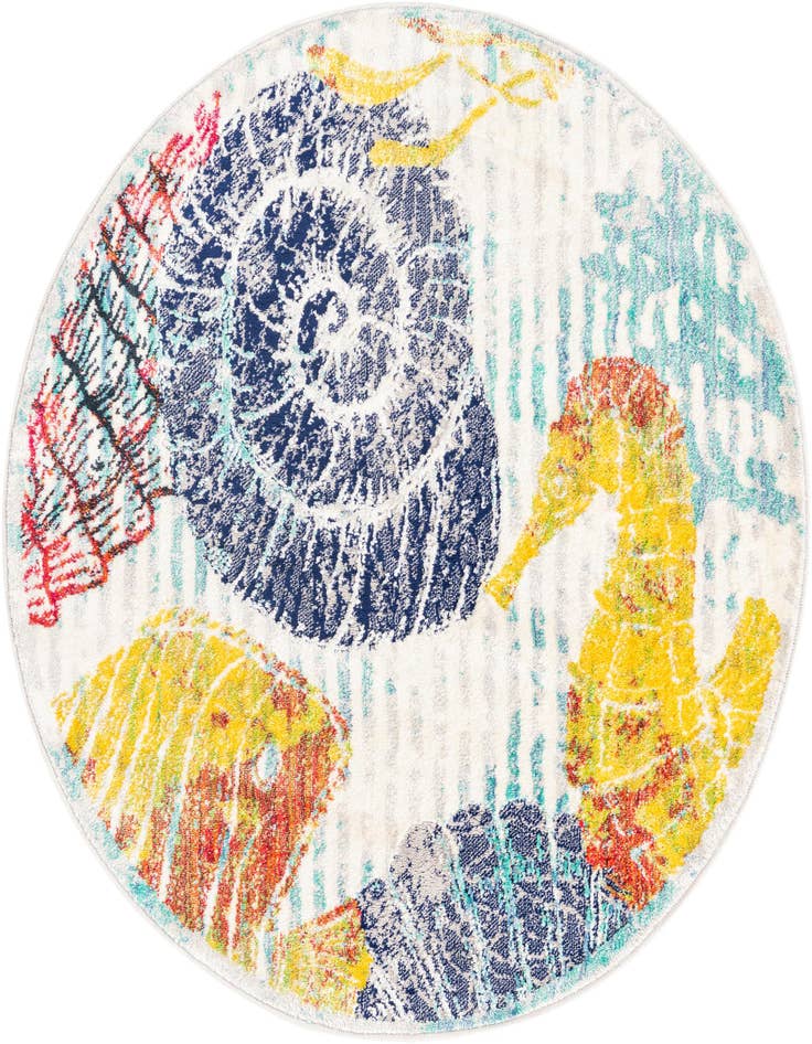Detail image of 4' x 4' Ariel Round Rug