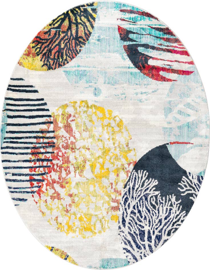 Detail image of 7' x 7' Ariel Round Rug