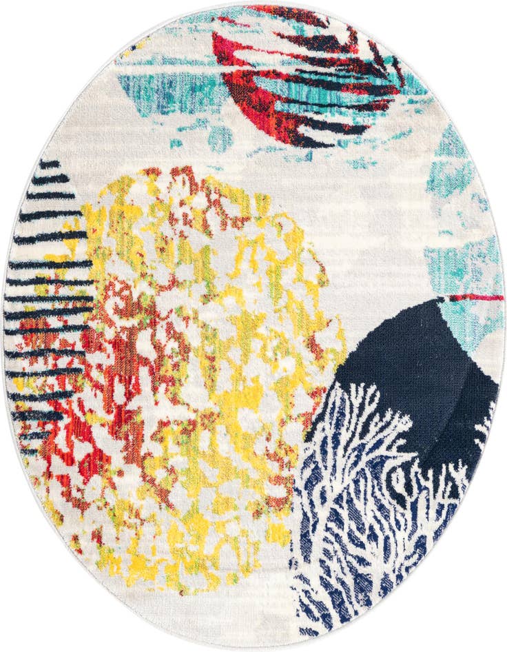 Detail image of 4' x 4' Ariel Round Rug