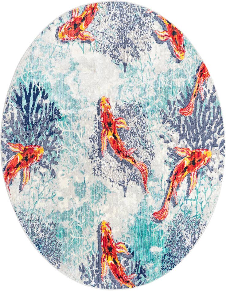Detail image of 7' x 7' Ariel Round Rug