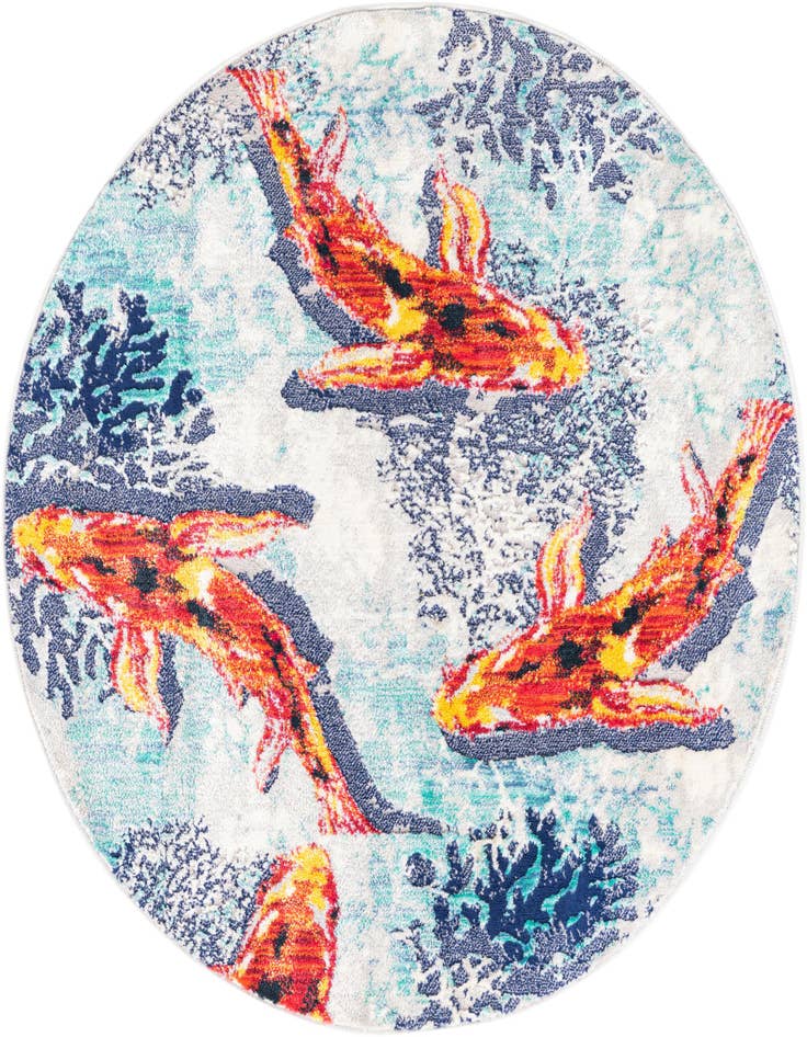 Detail image of 4' x 4' Ariel Round Rug