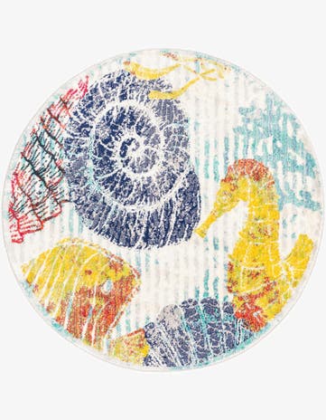 Ariel Round Rug