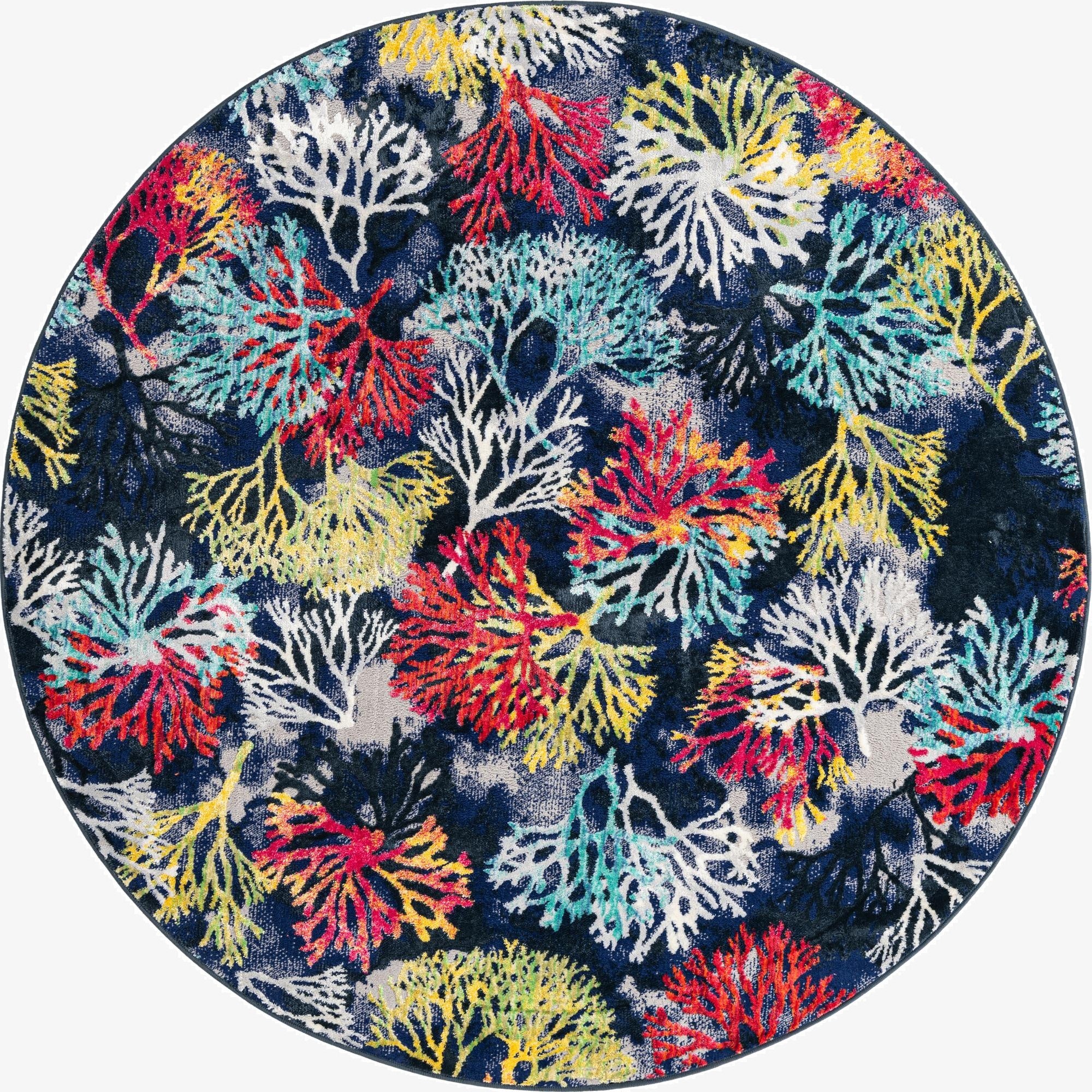 7' x 7' Ariel Round Rug