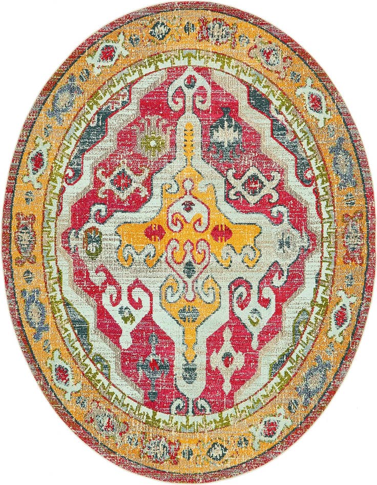Detail image of 8' x 8' Washable Arte Round Rug