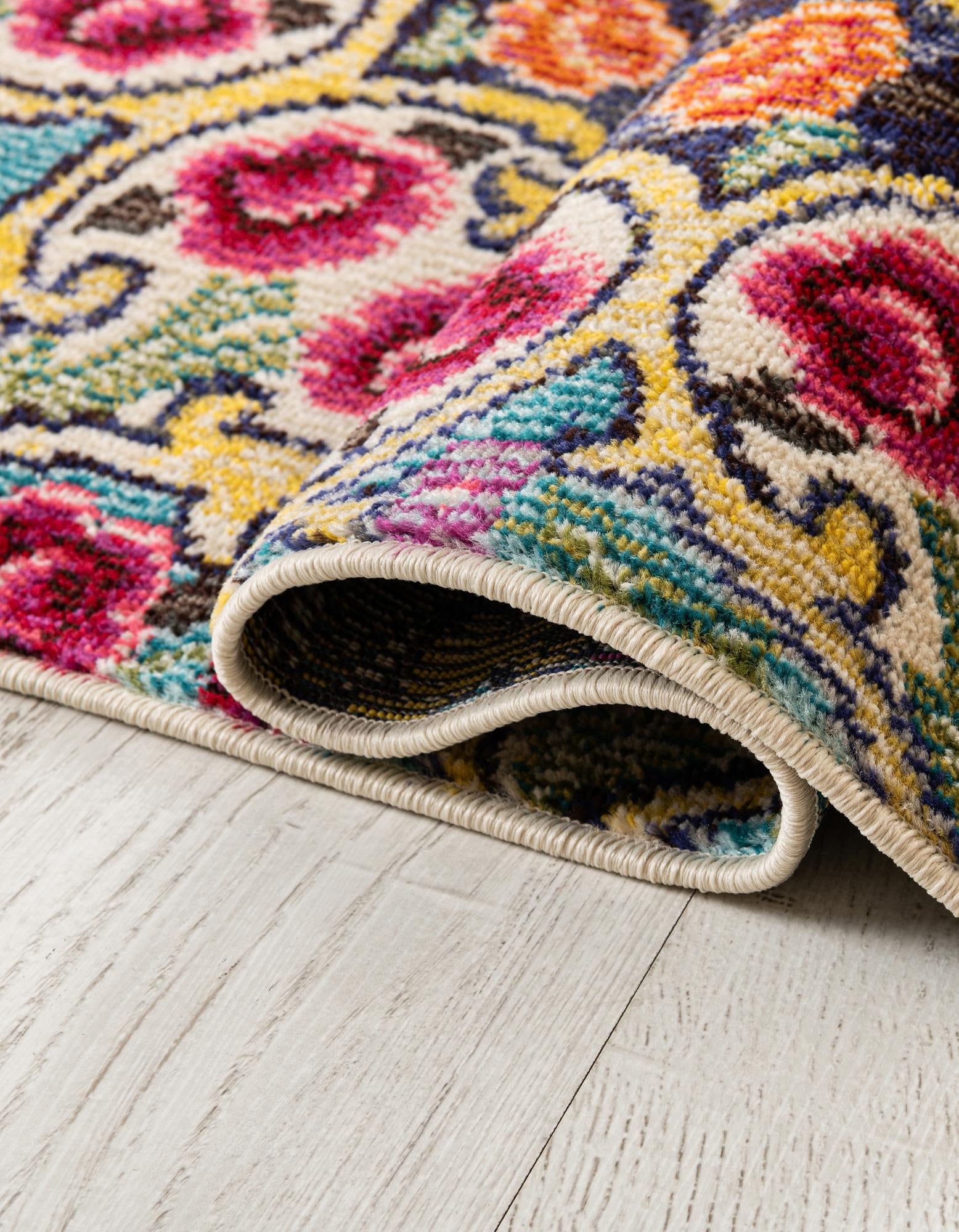 4' x 4' Washable Arte Round Rug