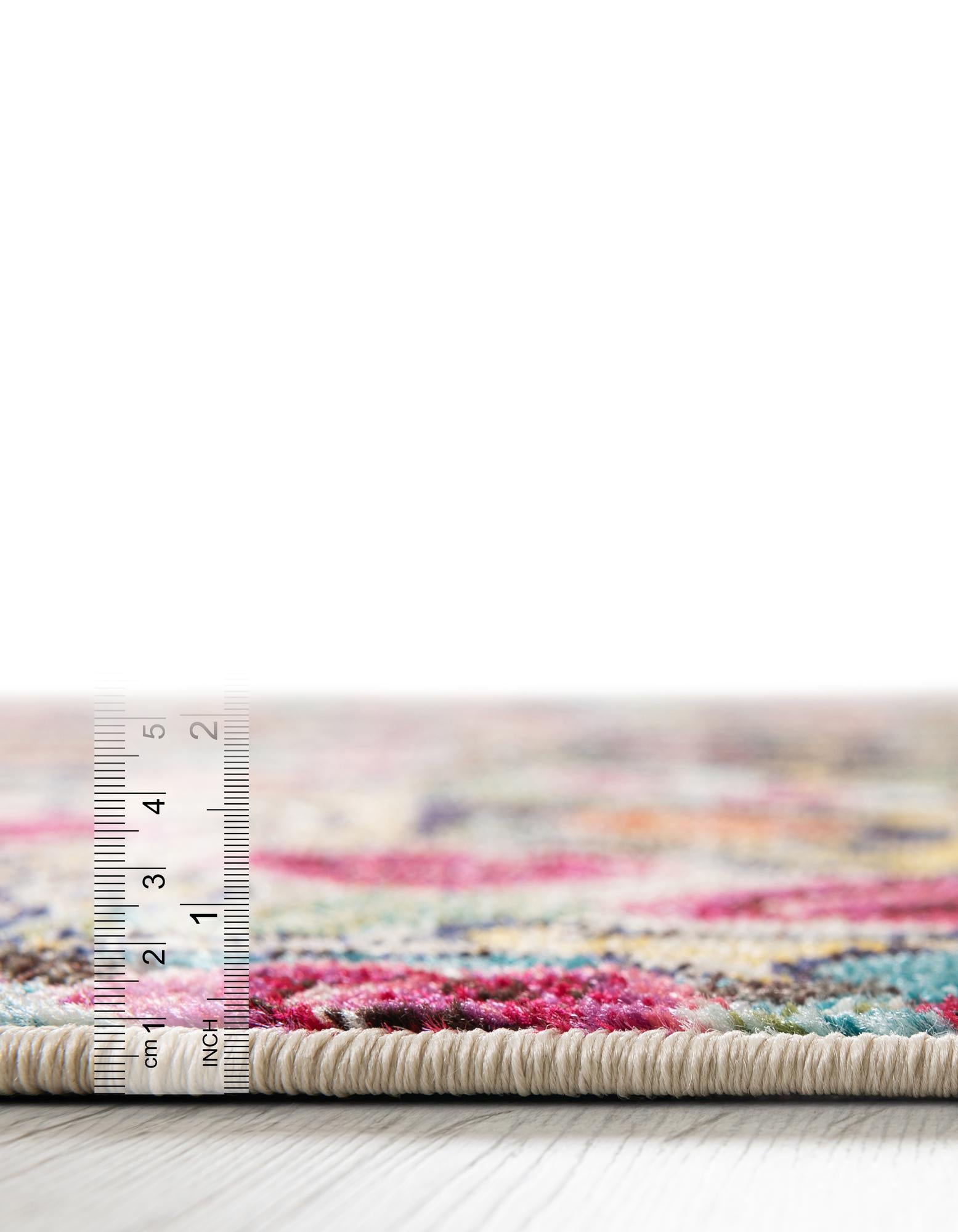 4' x 4' Washable Arte Round Rug