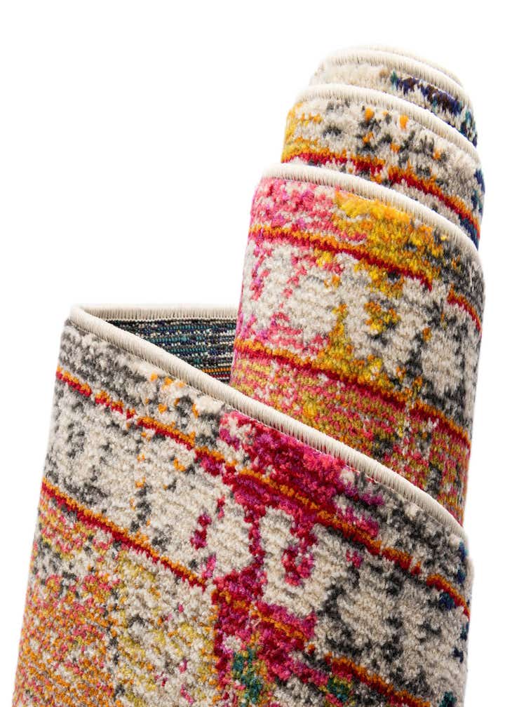 4' x 4' Washable Arte Round Rug