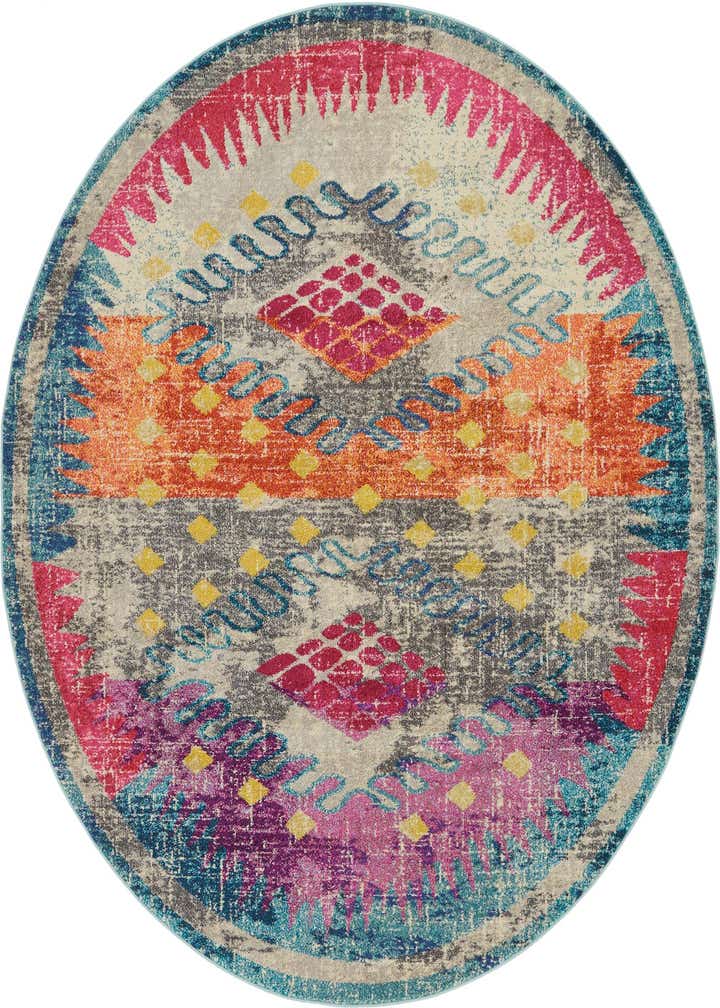 8' x 8' Washable Arte Round Rug