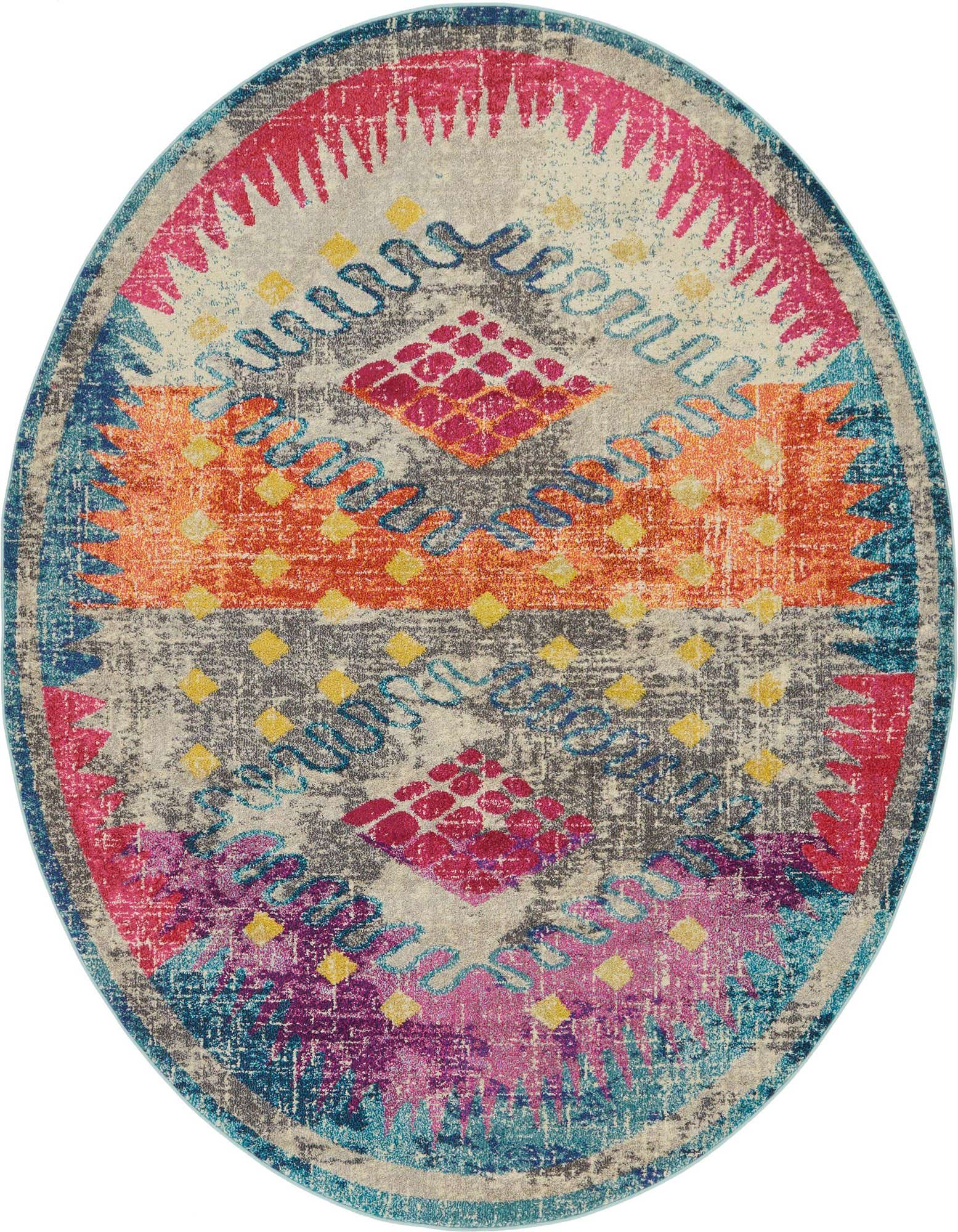 8' x 8' Washable Arte Round Rug