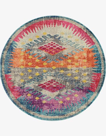 Washable Arte Round Rug