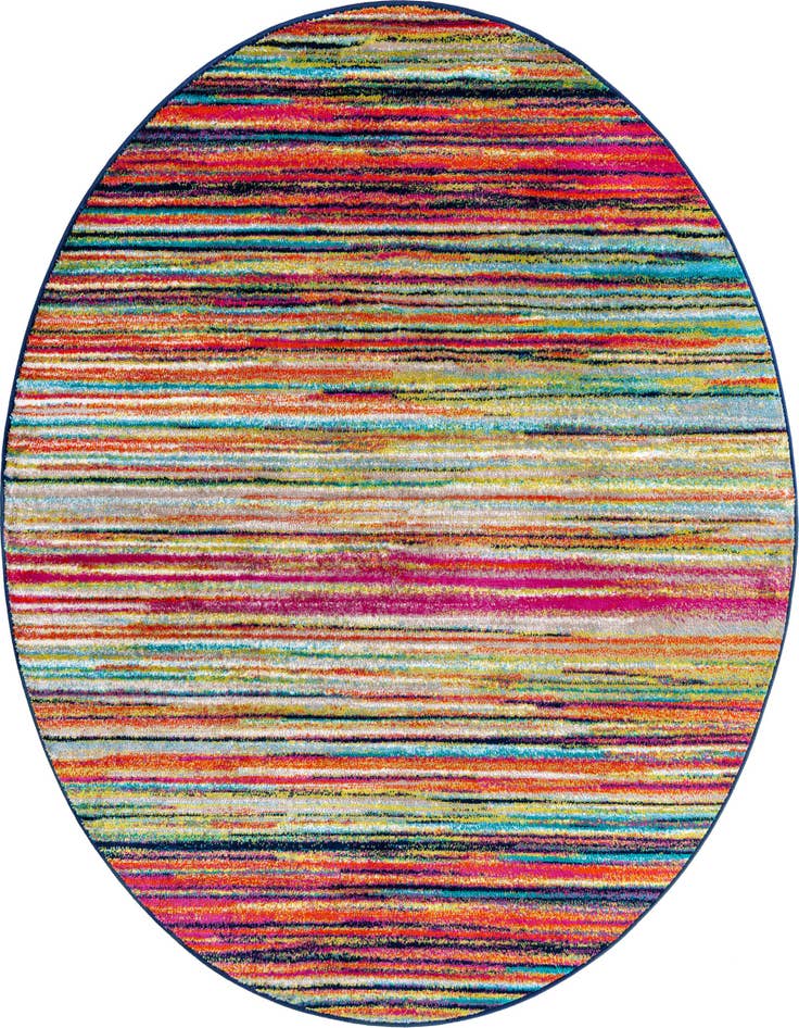 Detail image of 7' x 7' Azalea Round Rug