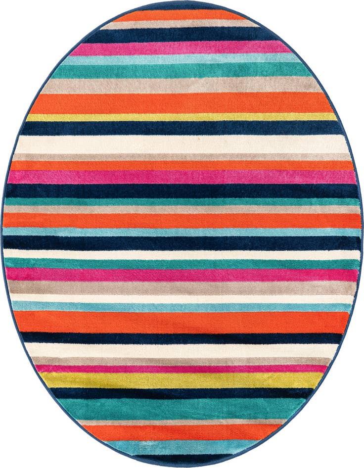 Detail image of 5' 3 x 5' 3 Azalea Round Rug