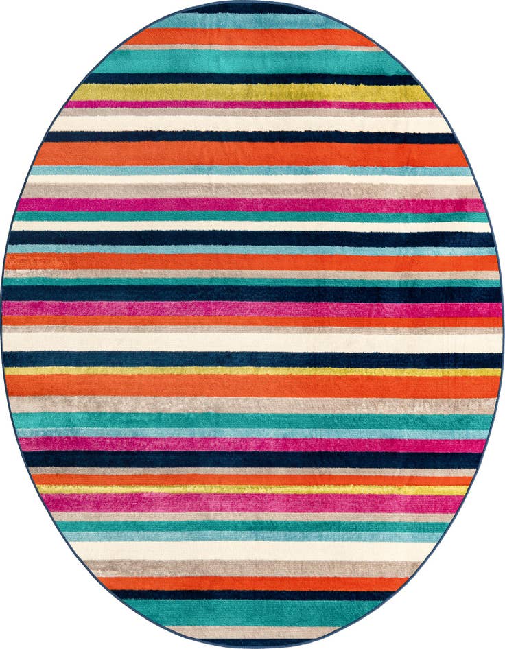 Detail image of 7' x 7' Azalea Round Rug