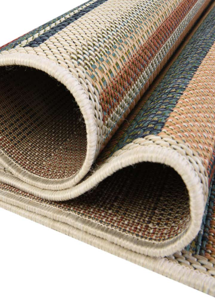 4' x 4' Easy-Clean Baja Indoor / Outdoor Round Rug