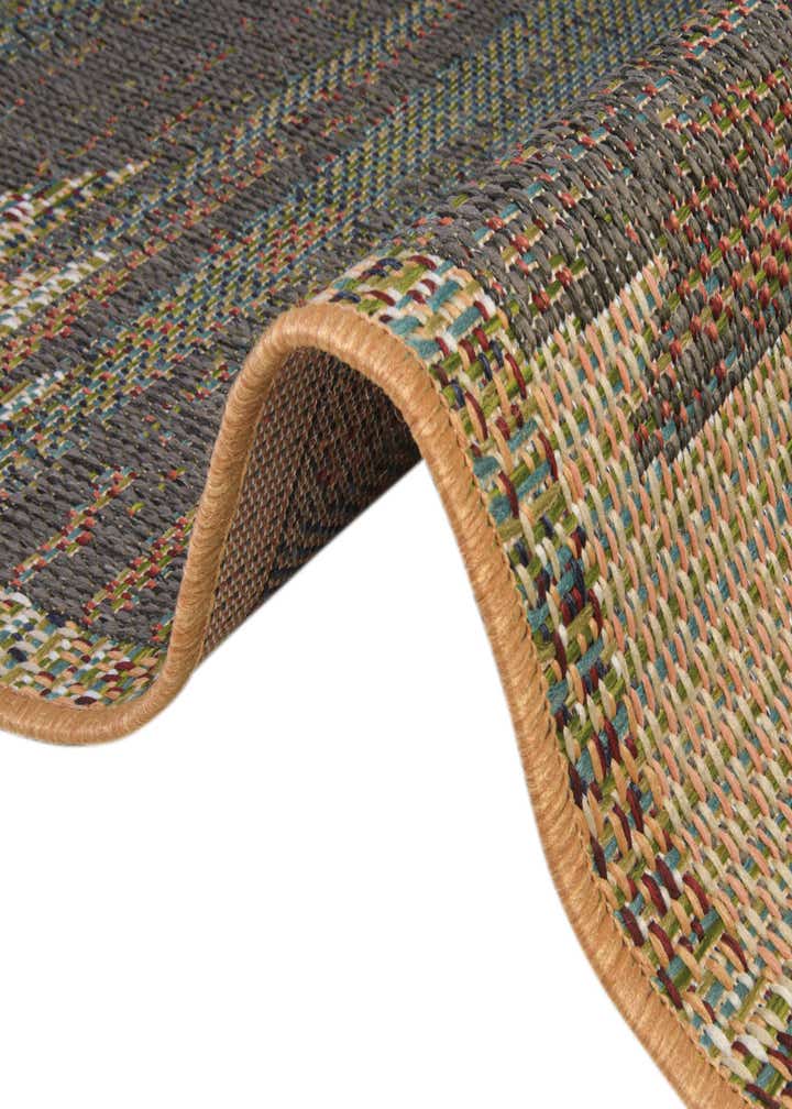 3' 3 x 3' 3 Easy-Clean Baja Indoor / Outdoor Round Rug