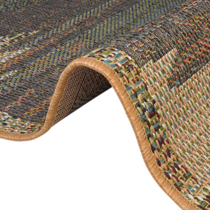 Detail image of 7' 10 x 7' 10 Easy-Clean Baja Indoor / Outdoor Round Rug