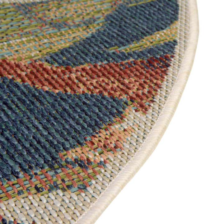 7' x 7' Easy-Clean Baja Indoor / Outdoor Round Rug