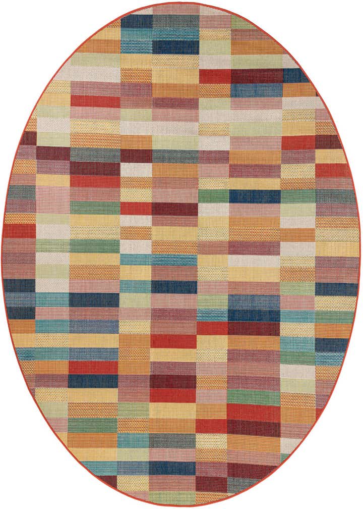 10' x 10' Easy-Clean Baja Indoor / Outdoor Round Rug