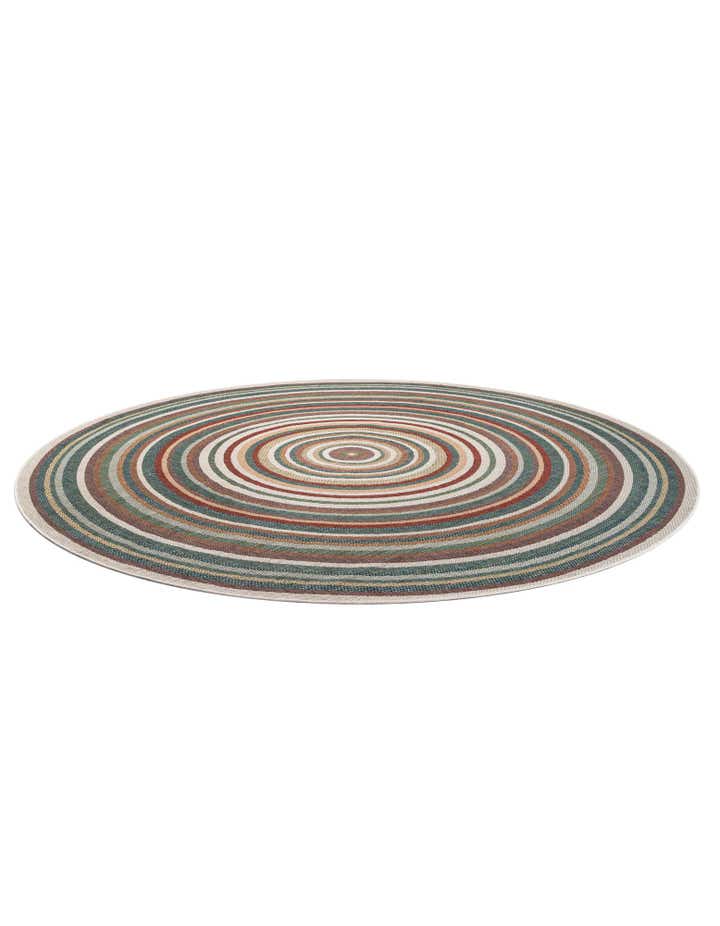 10' x 10' Easy-Clean Baja Indoor / Outdoor Round Rug