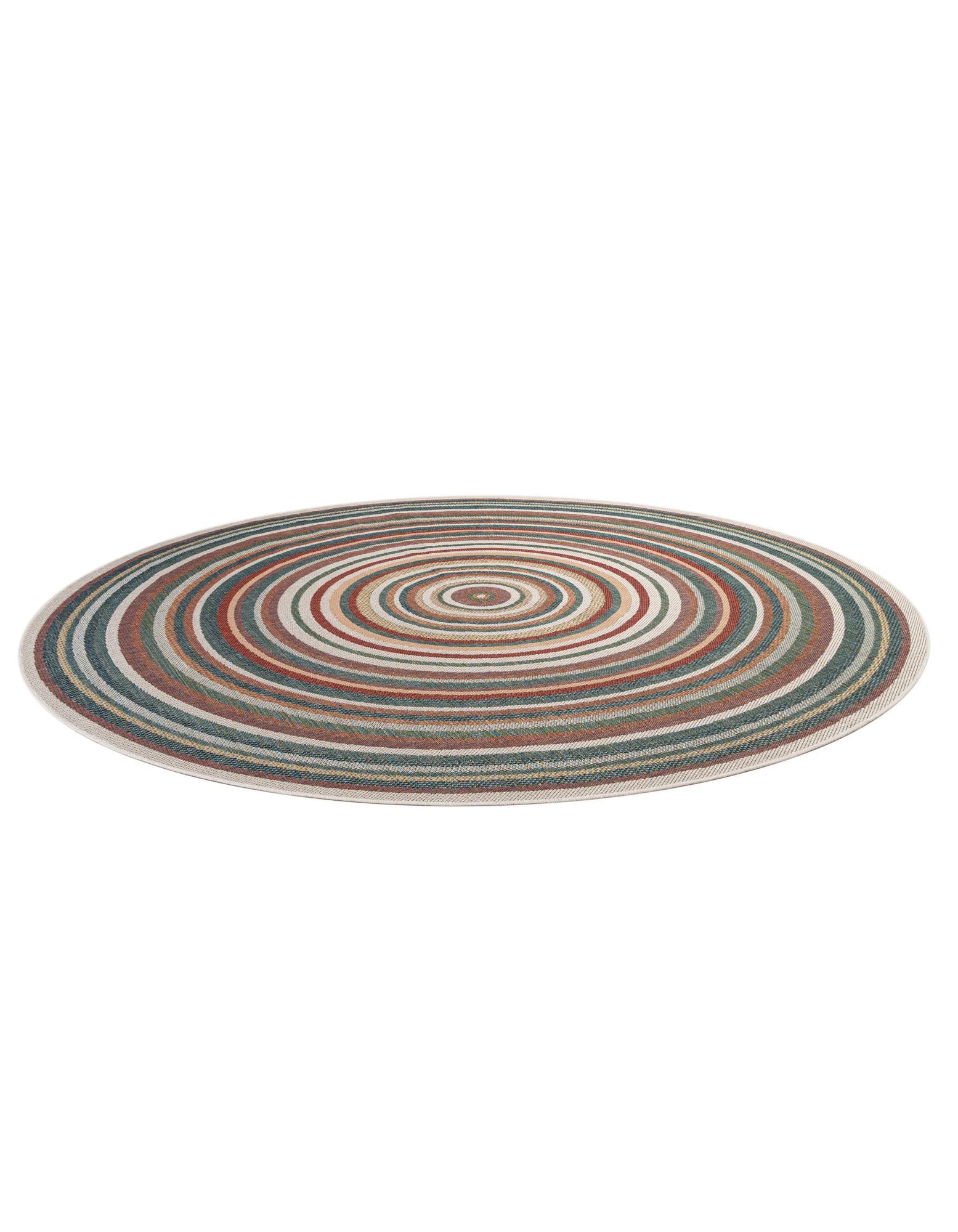 10' x 10' Easy-Clean Baja Indoor / Outdoor Round Rug