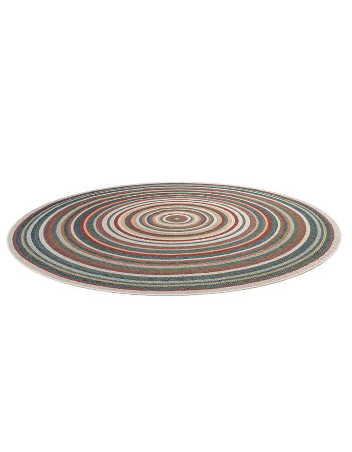 10' x 10' Easy-Clean Baja Indoor / Outdoor Round Rug
