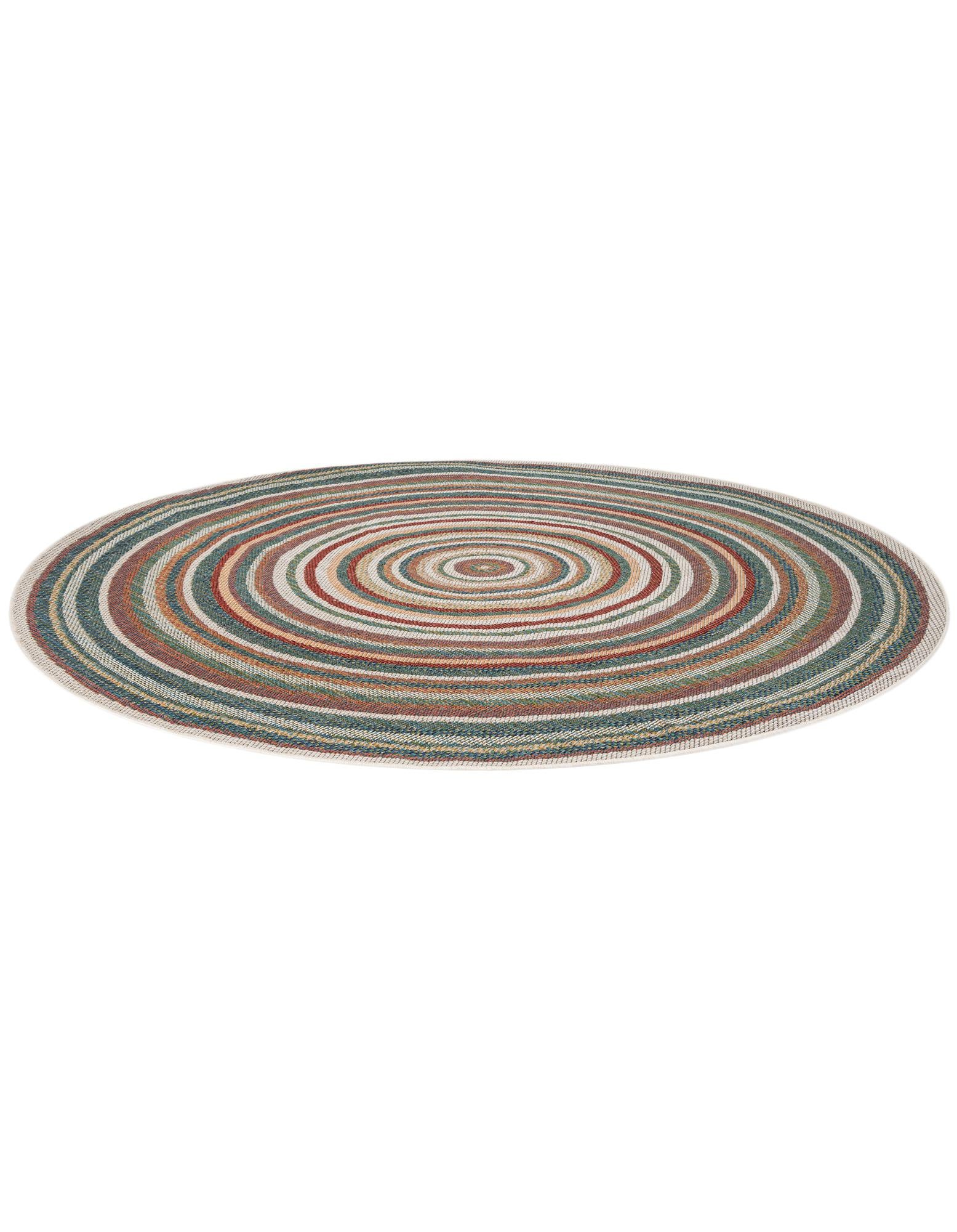 7' x 7' Easy-Clean Baja Indoor / Outdoor Round Rug
