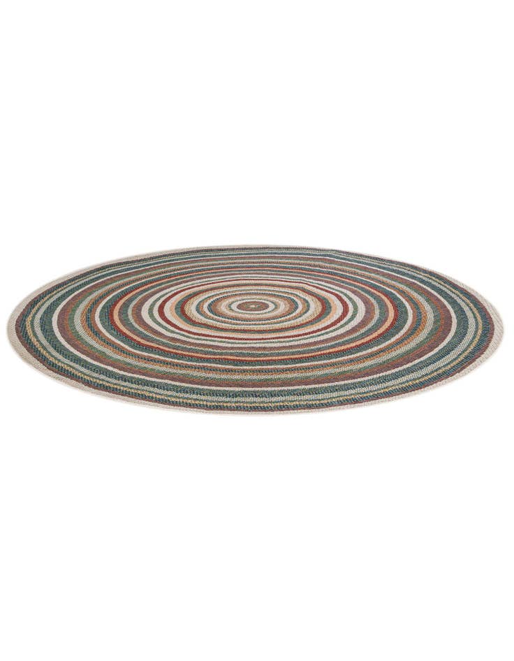 Detail image of 7' x 7' Easy-Clean Baja Indoor / Outdoor Round Rug