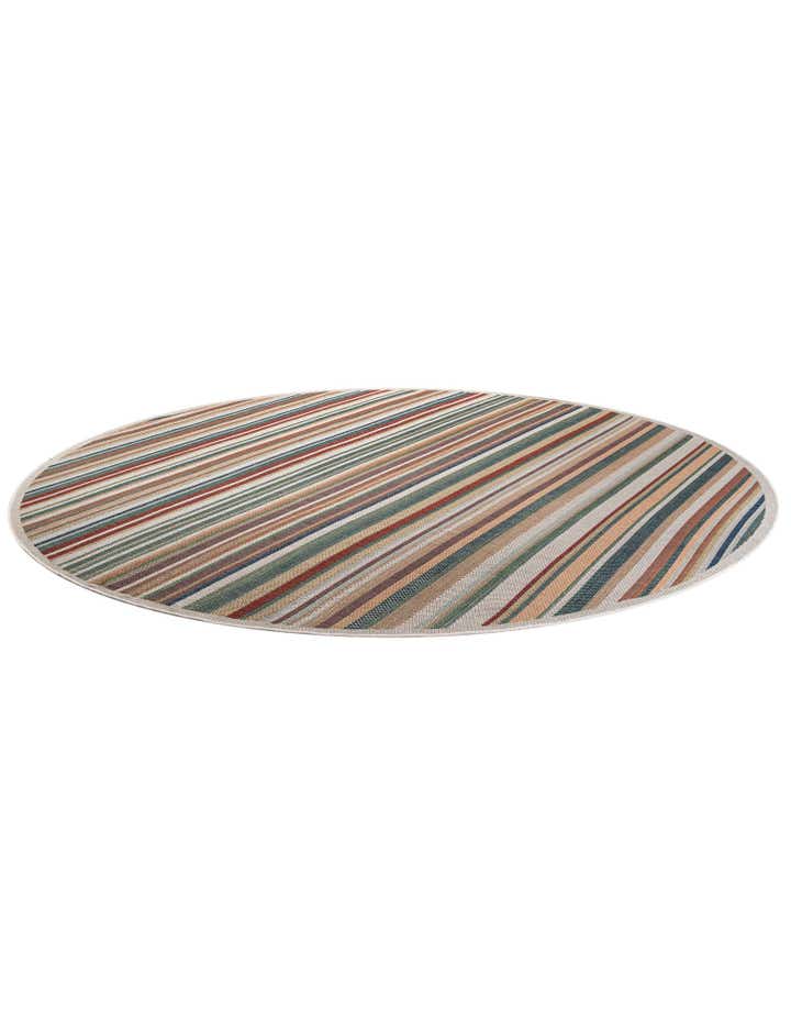 12' x 12' Easy-Clean Baja Indoor / Outdoor Round Rug