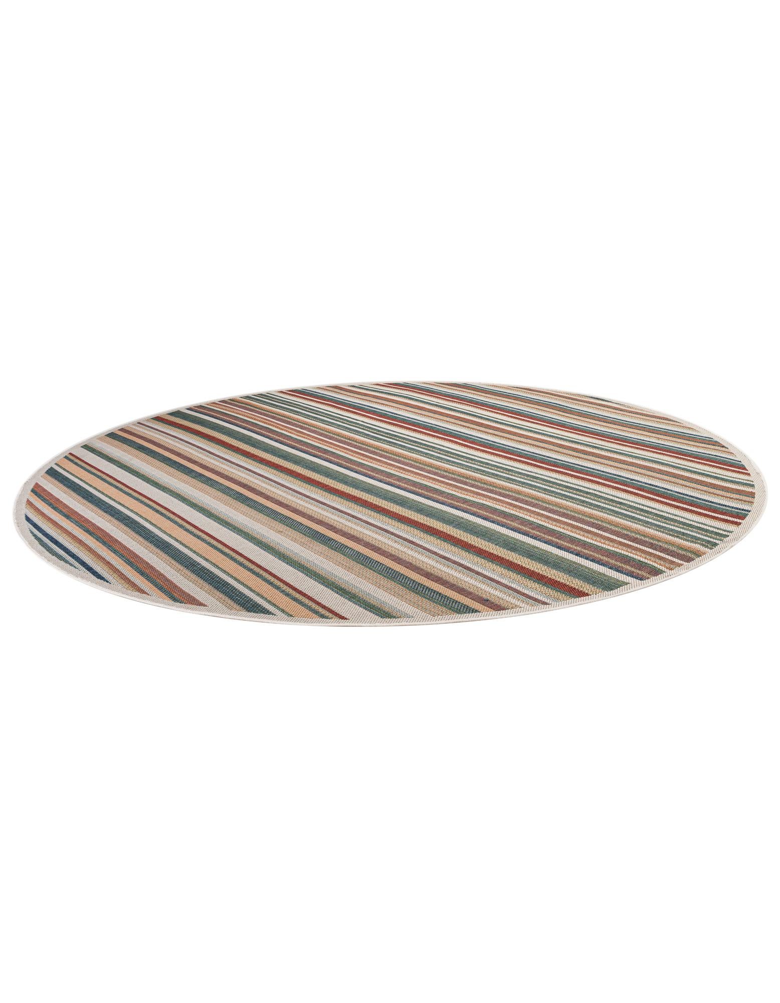 12' x 12' Easy-Clean Baja Indoor / Outdoor Round Rug