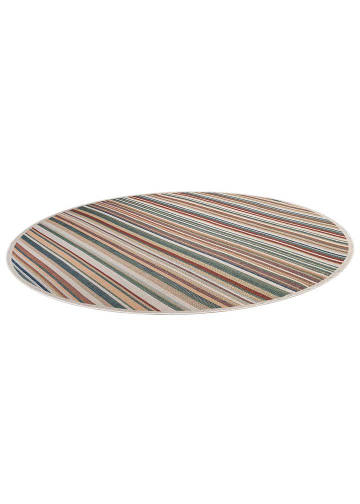 12' x 12' Easy-Clean Baja Indoor / Outdoor Round Rug