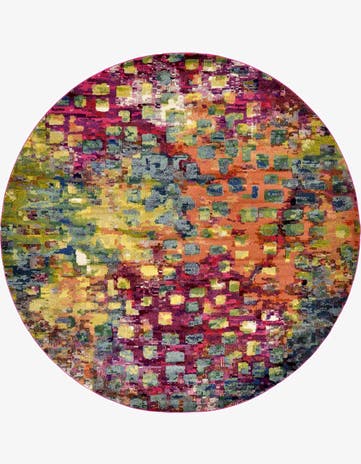 Washable Barcelona Round Rug