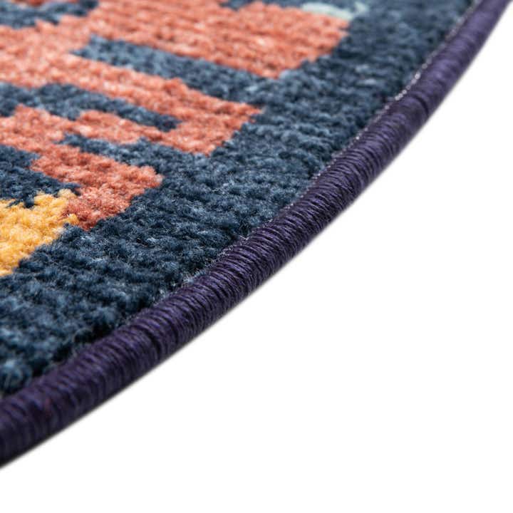 3' 3 x 3' 3 Easy-Clean Belize Indoor / Outdoor Round Rug